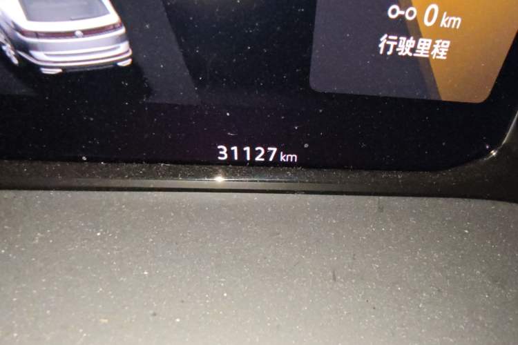 Used Volkswagen Teramont 2022 380TSI Four-Wheel Drive Luxury Edition Odometer Close Up