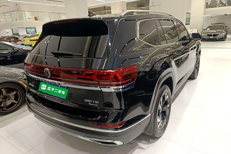 Used Volkswagen Teramont 2022 380TSI Four-Wheel Drive Prestige Luxury Edition Rear Right 45 Deg
