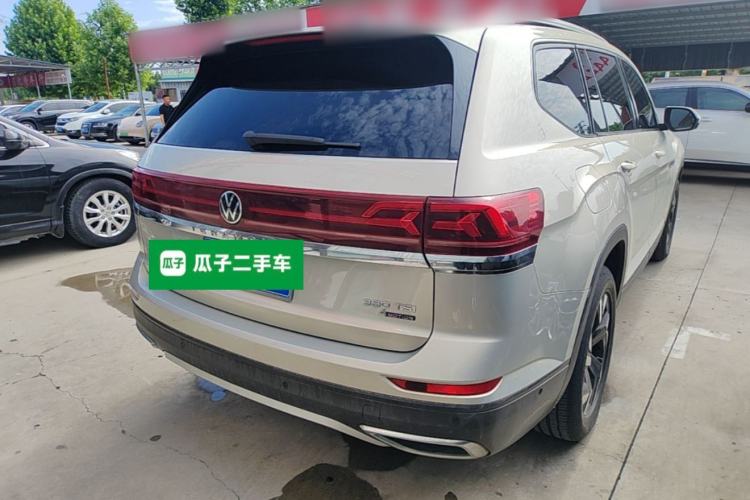 Used Volkswagen Teramont 2022 380TSI Four-Wheel Drive Luxury Edition Rear Right 45 Deg