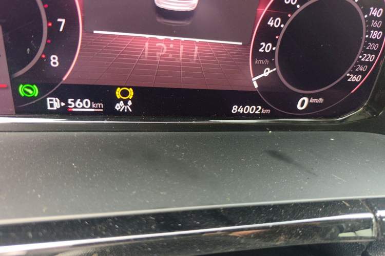 Used Volkswagen Teramont 2022 530 V6 Four-Wheel Drive Prestige Flagship Edition Odometer Close Up