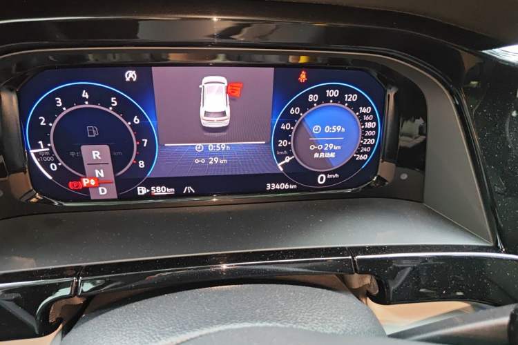 Used Volkswagen Teramont 2022 380TSI Four-Wheel Drive Prestige Luxury Edition Odometer Close Up
