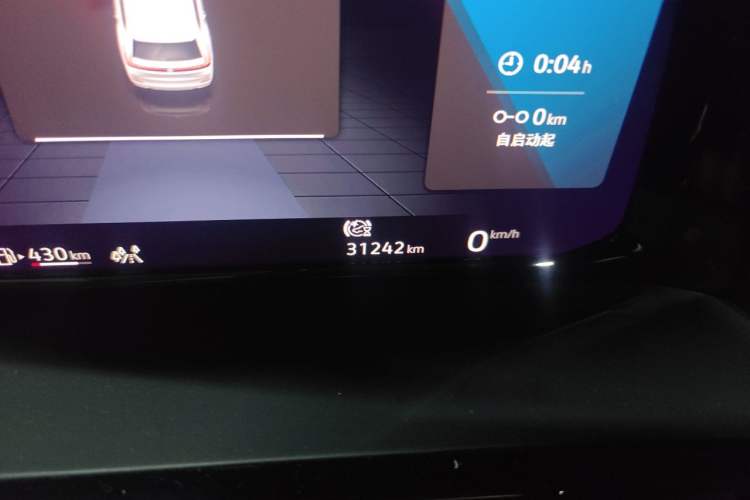 Used Volkswagen Teramont 2022 530 V6 Four-Wheel Drive Prestige Flagship Edition Odometer Close Up