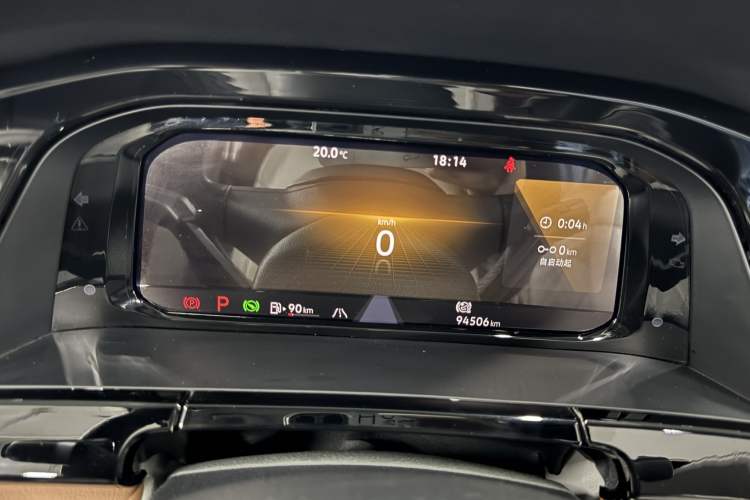 Used Volkswagen Teramont 2022 530 V6 Four-Wheel Drive Prestige Flagship Edition Odometer Close Up