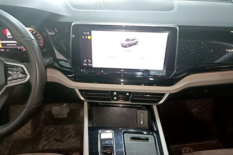 Used Volkswagen Teramont 2023 Facelift 380TSI Four-Wheel Drive Prestige Luxury Edition Audio And AC Panel