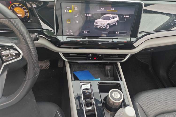 Used Volkswagen Teramont 2023 380TSI Four-Wheel Drive Prestige Luxury Edition Audio And AC Panel