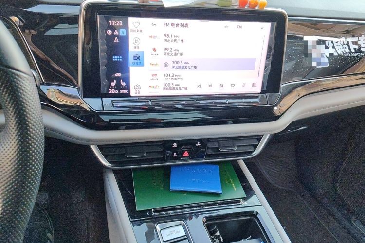 Used Volkswagen Teramont 2023 380TSI Four-Wheel Drive Prestige Luxury Edition Audio And AC Panel