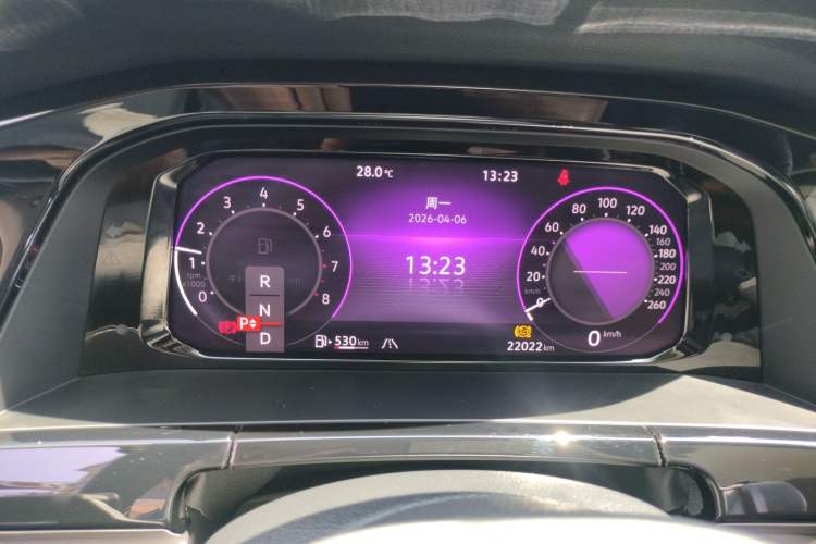 Used Volkswagen Teramont 2023 380TSI Four-Wheel Drive Prestige Luxury Edition Instrument Cluster