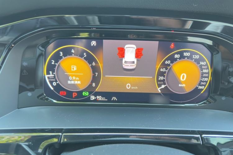 Used Volkswagen Teramont 2023 380TSI Four-Wheel Drive Prestige Luxury Edition Instrument Cluster