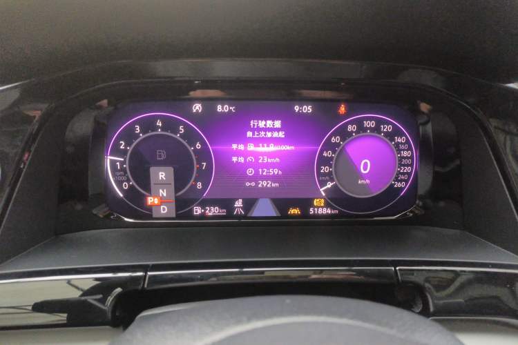Used Volkswagen Teramont 2023 380TSI Four-Wheel Drive Prestige Luxury Edition Instrument Cluster