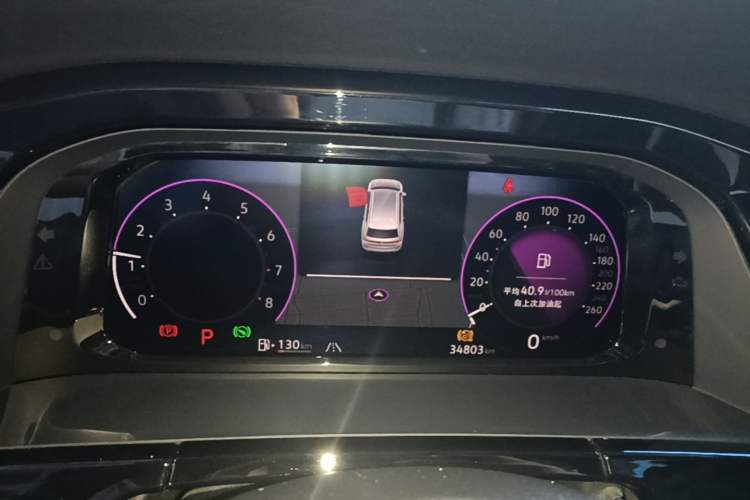 Used Volkswagen Teramont 2023 380TSI Four-Wheel Drive Prestige Luxury Edition Instrument Cluster