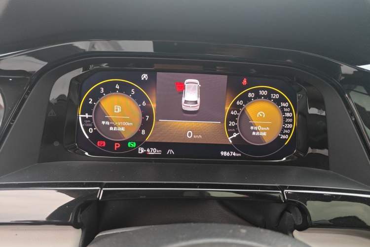 Used Volkswagen Teramont 2023 380TSI Four-Wheel Drive Prestige Luxury Edition Instrument Cluster