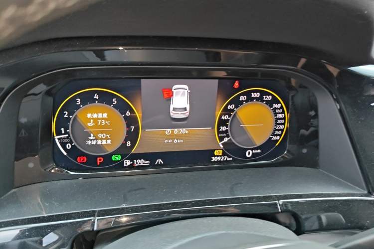 Used Volkswagen Teramont 2023 380TSI Four-Wheel Drive Prestige Luxury Edition Instrument Cluster