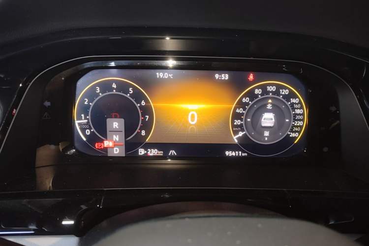 Used Volkswagen Teramont 2023 530 V6 Four-Wheel Drive Prestige Luxury Edition Instrument Cluster