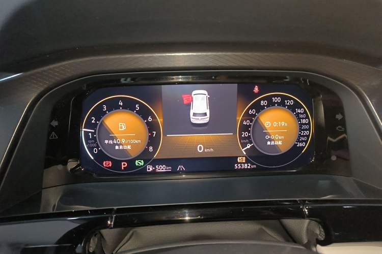 Used Volkswagen Teramont 2023 380TSI Four-Wheel Drive Luxury Edition Instrument Cluster