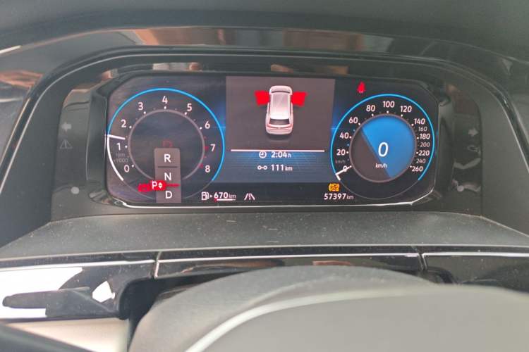 Used Volkswagen Teramont 2023 530 V6 Four-Wheel Drive Prestige Luxury Edition Instrument Cluster