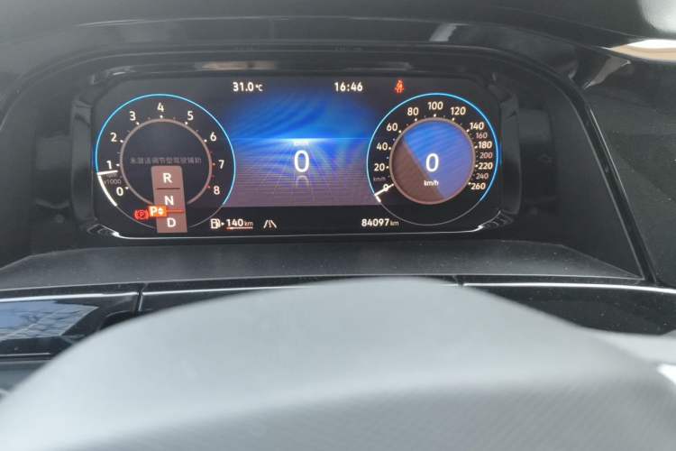 Used Volkswagen Teramont 2023 380TSI Four-Wheel Drive Luxury Edition Odometer Close Up