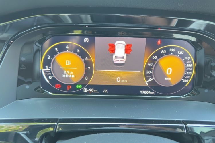 Used Volkswagen Teramont 2023 380TSI Four-Wheel Drive Prestige Luxury Edition Odometer Close Up