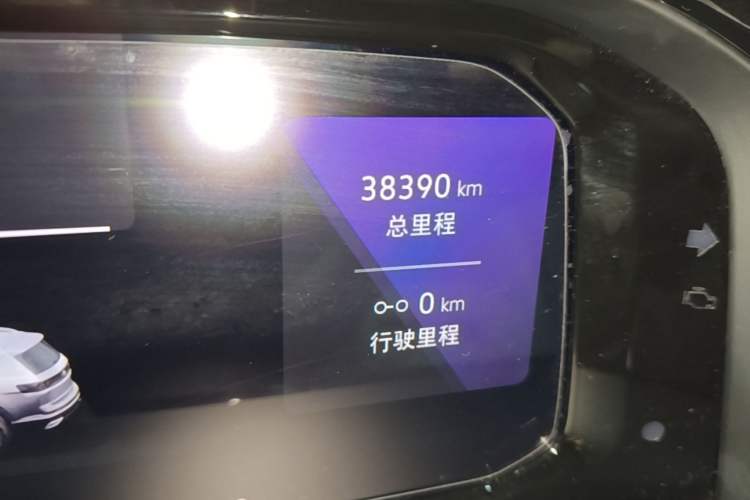 Used Volkswagen Teramont 2023 380TSI Four-Wheel Drive Luxury Edition Odometer Close Up