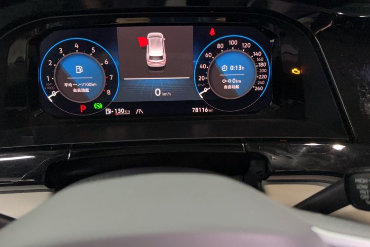 Used Volkswagen Teramont 2023 380TSI Four-Wheel Drive Prestige Flagship Edition Odometer Close Up