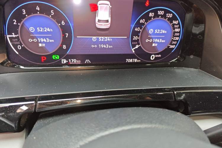 Used Volkswagen Teramont 2023 380TSI Four-Wheel Drive Prestige Luxury Edition Odometer Close Up