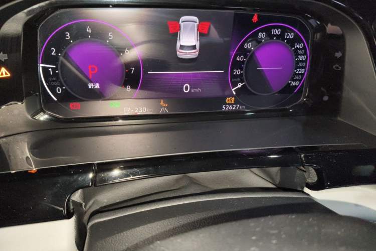 Used Volkswagen Teramont 2023 380TSI Four-Wheel Drive Prestige Luxury Edition Odometer Close Up