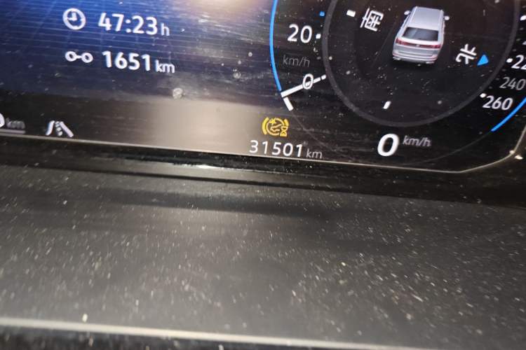 Used Volkswagen Teramont 2023 Facelift 380TSI Four-Wheel Drive Prestige Luxury Edition Odometer Close Up