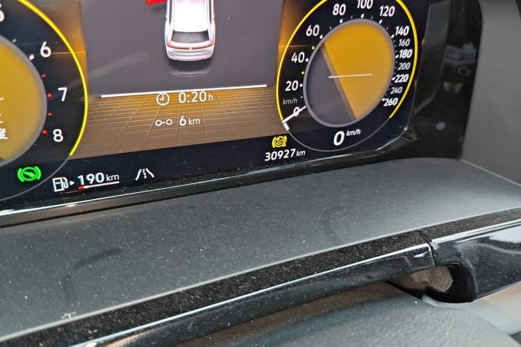 Used Volkswagen Teramont 2023 380TSI Four-Wheel Drive Prestige Luxury Edition Odometer Close Up