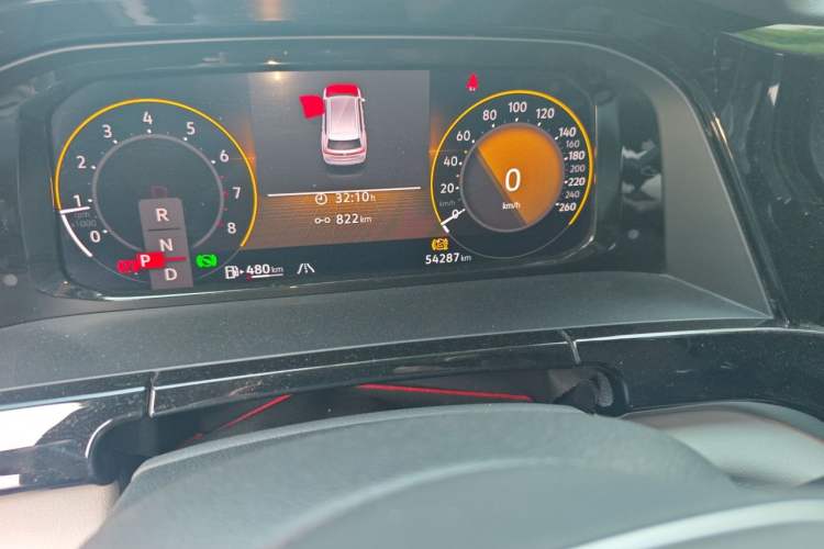 Used Volkswagen Teramont 2023 380TSI Four-Wheel Drive Prestige Luxury Edition Odometer Close Up