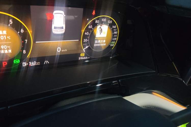 Used Volkswagen Teramont 2023 380TSI Four-Wheel Drive Prestige Flagship Edition Odometer Close Up