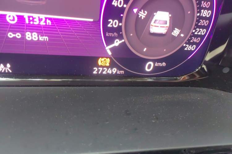 Used Volkswagen Teramont 2023 380TSI Four-Wheel Drive Prestige Luxury Edition Odometer Close Up