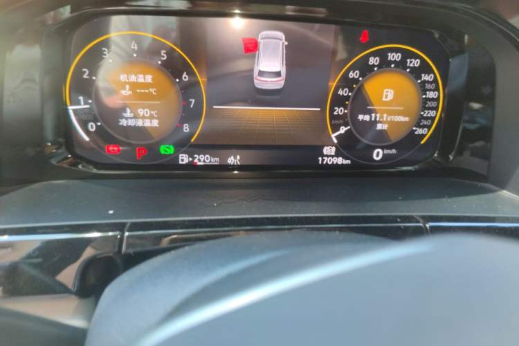 Used Volkswagen Teramont 2023 380TSI Four-Wheel Drive Luxury Edition Odometer Close Up