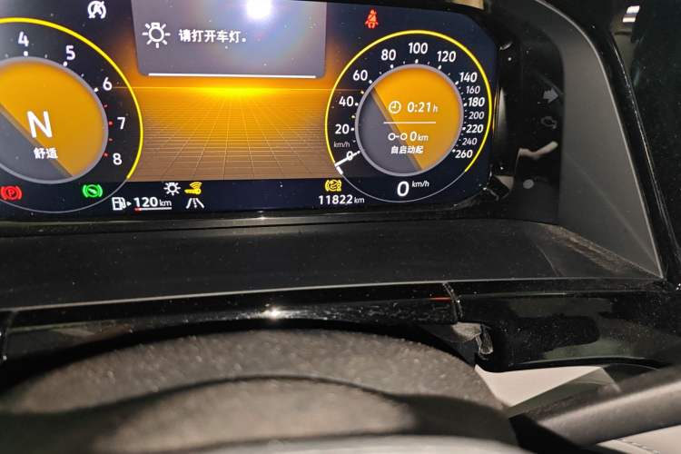 Used Volkswagen Teramont 2023 380TSI Four-Wheel Drive Prestige Luxury Edition Odometer Close Up