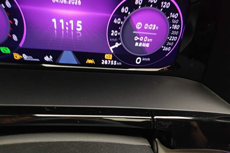 Used Volkswagen Teramont 2023 Revised 380TSI Four-Wheel Drive Prestige Flagship Edition Odometer Close Up