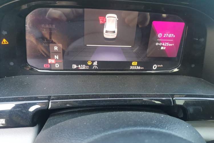 Used Volkswagen Teramont 2023 380TSI Four-Wheel Drive Luxury Edition Odometer Close Up