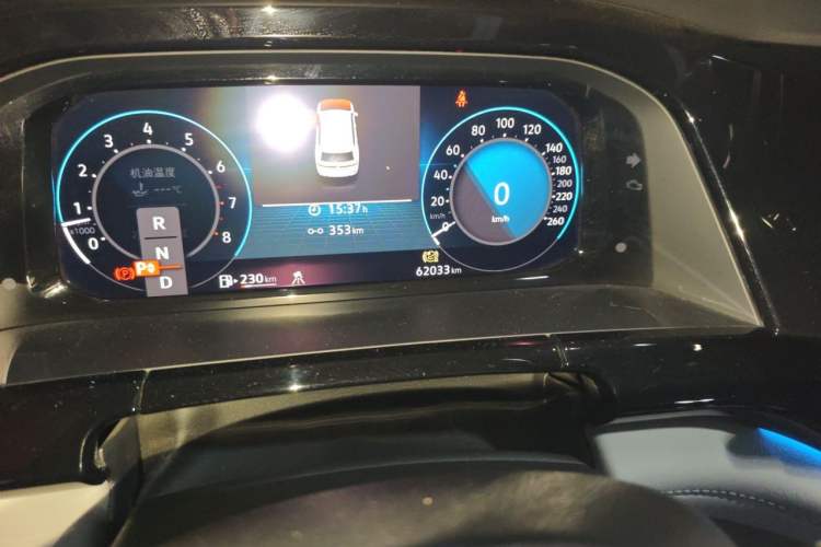 Used Volkswagen Teramont 2023 530 V6 Four-Wheel Drive Prestige Luxury Edition Odometer Close Up