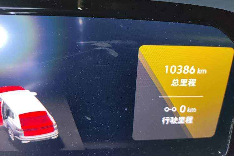 Used Volkswagen Teramont 2023 380TSI Four-Wheel Drive Luxury Edition Odometer Close Up