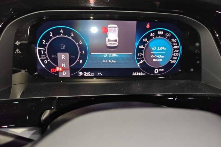 Used Volkswagen Teramont 2023 380TSI Four-Wheel Drive Prestige Luxury Edition Odometer Close Up