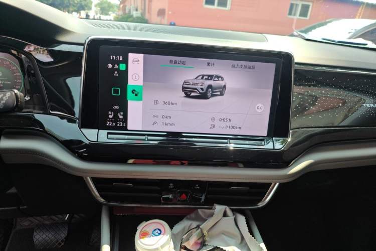 Used Volkswagen Teramont 2024 380TSI Four-Wheel Drive Longxiang Edition Audio And AC Panel