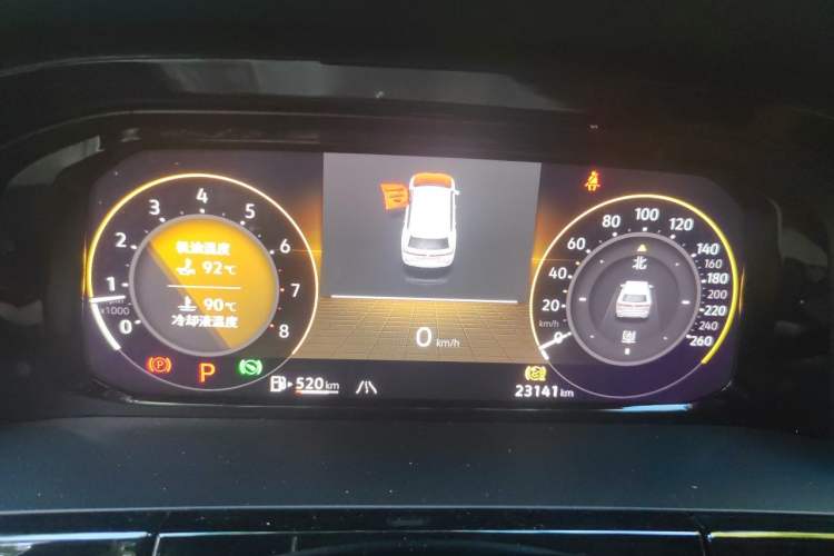 Used Volkswagen Teramont 2024 380TSI Four-Wheel Drive Prestige Luxury Edition Instrument Cluster
