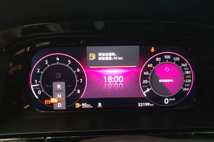 Used Volkswagen Teramont 2024 380TSI Four-Wheel Drive Prestige Flagship Edition Instrument Cluster