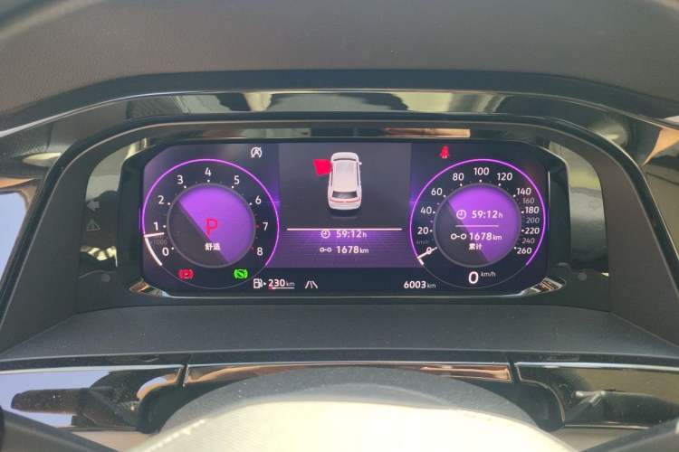 Used Volkswagen Teramont 2024 380TSI Four-Wheel Drive Prestige Luxury Edition Instrument Cluster