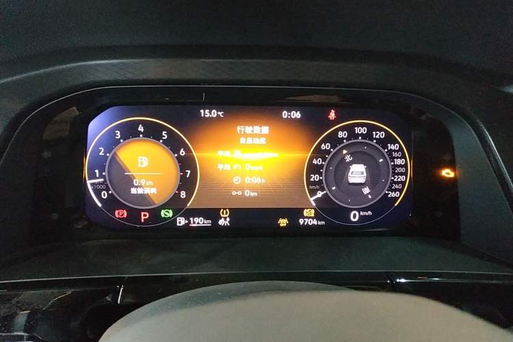 Used Volkswagen Teramont 2024 380TSI Four-Wheel Drive Dragon Edition Instrument Cluster