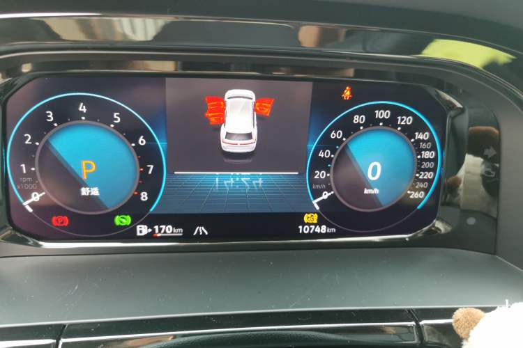 Used Volkswagen Teramont 2024 530 V6 All-Wheel-Drive Dragon Edition Instrument Cluster