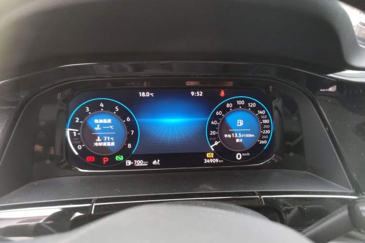 Used Volkswagen Teramont 2024 380TSI Four-Wheel Drive Prestige Flagship Edition Instrument Cluster