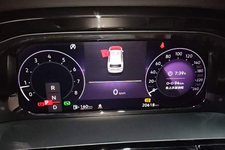 Used Volkswagen Teramont 2024 380TSI Four-Wheel Drive Prestige Luxury Edition Instrument Cluster