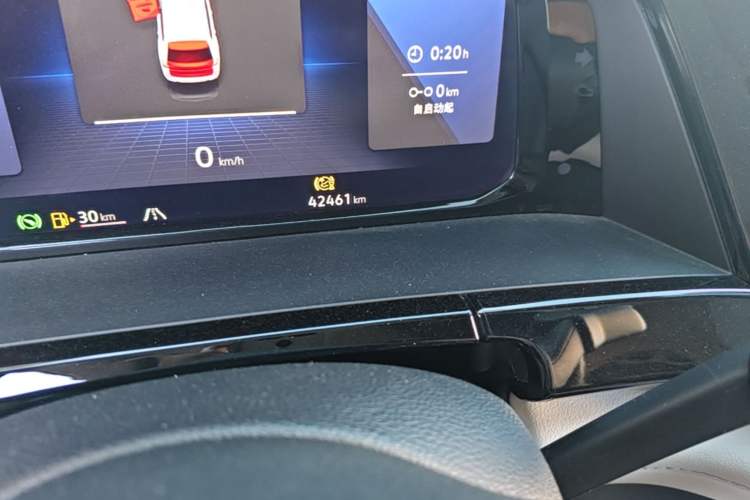 Used Volkswagen Teramont 2024 380TSI Four-Wheel Drive Prestige Flagship Edition Odometer Close Up