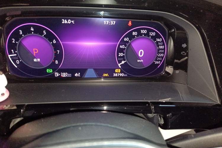 Used Volkswagen Teramont 2024 380TSI Four-Wheel Drive Prestige Flagship Edition Odometer Close Up