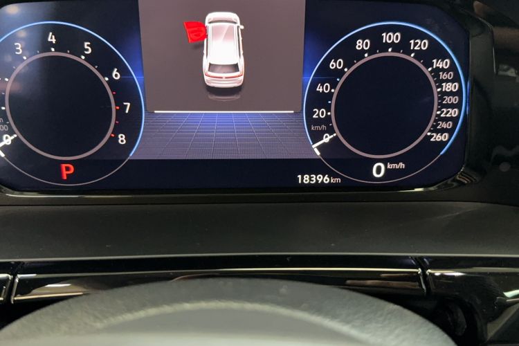Used Volkswagen Teramont 2024 380TSI Four-Wheel Drive Prestige Luxury Edition Odometer Close Up