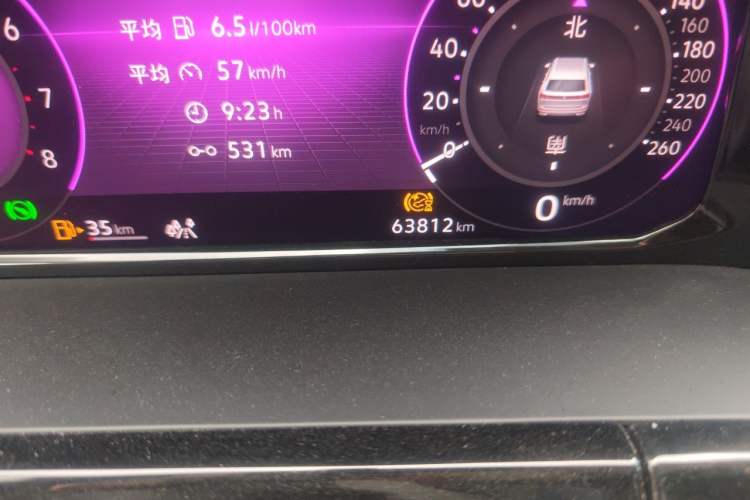 Used Volkswagen Teramont 2024 380TSI Four-Wheel Drive Prestige Luxury Edition Odometer Close Up