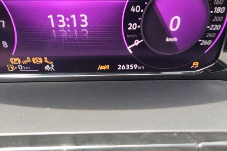Used Volkswagen Teramont 2024 380TSI All-Wheel Drive Longyao Edition Odometer Close Up